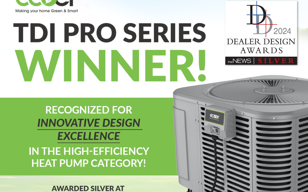 Ecoer Wins Silver Award for High-Efficiency Residential Equipment from the ACHR News 2024 Dealer Design Awards